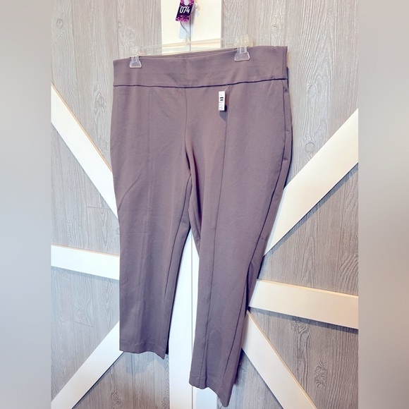 074. Ann Klein Pull On Pant XL • Rise 11 • Inseam 27 - Picture 1 of 6